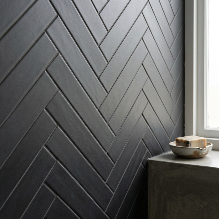 Soho Retro Black 50x300mm Matte Wall Tile (0.66m2 box) - image 4