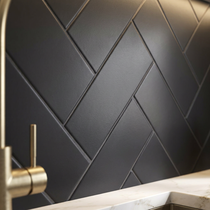 Vibe Out Almost Black Matt 65x200mm Wall Tile (0.50m2 box) - image 4