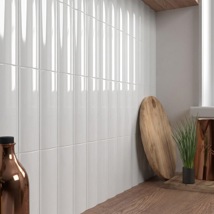 Vibe Out Gesso White Gloss 65x200mm Wall Tile (0.50m2 box) - image 4