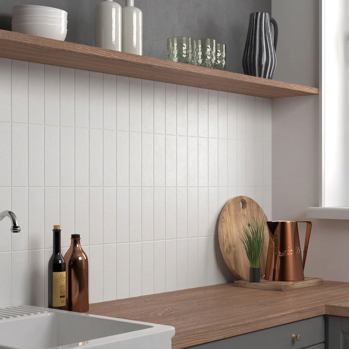 Vibe Out Gesso White Matt 65x200mm Wall Tile (0.50m2 box) - image 4