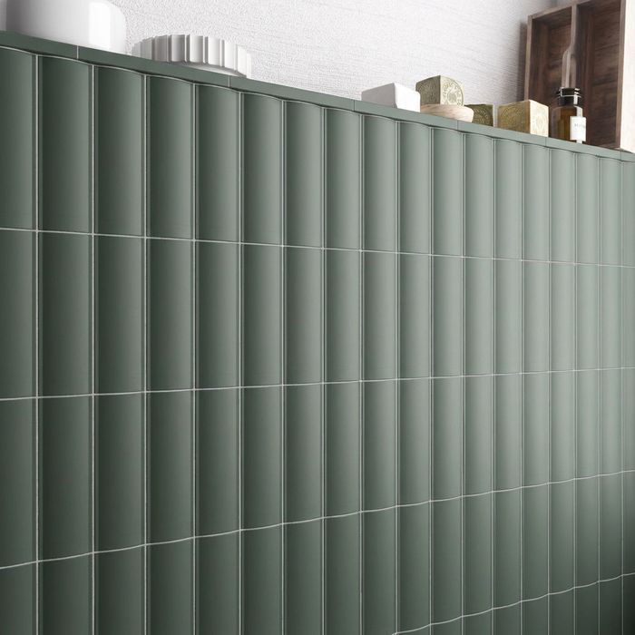 Vibe Out Newport Green Matt 65x200mm Wall Tile (0.50m2 box) - image 4