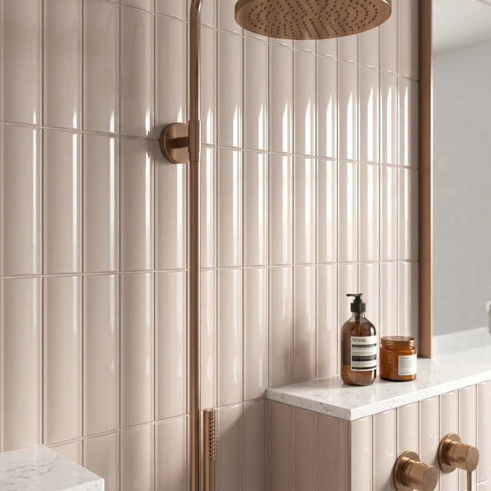 Vibe Out Taupe Gloss 65x200mm Wall Tile (0.50m2 box) - image 4