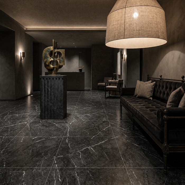 Marvel Dream Grigio Intenso 600x600mm Polished Finish Floor Tile — image 5