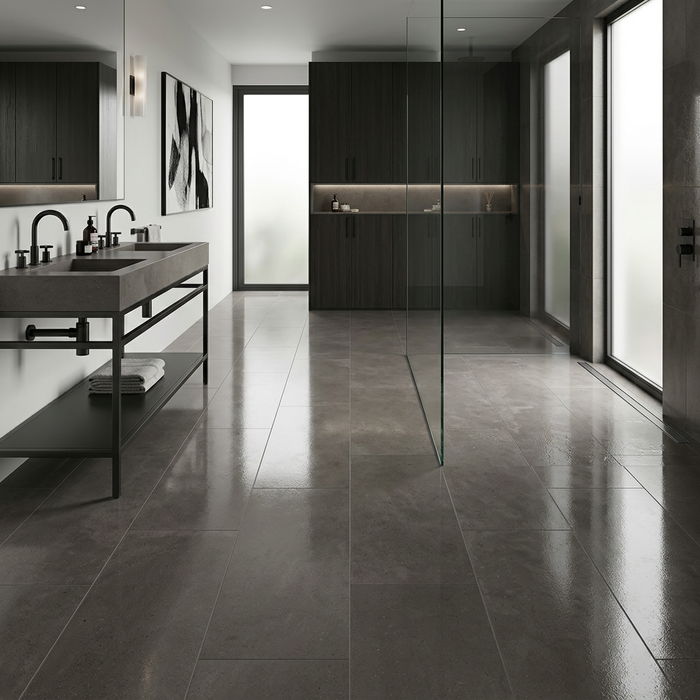 Dwell Smoke 450x900mm Polished Finish Floor Tile - image 5