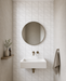 Curve White Matt 83x120mm Mosaic Wall Tile — image 5
