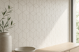 Mek Light Mosaico Esagono 300x350mm sheet White Body Wall Tile — image 5