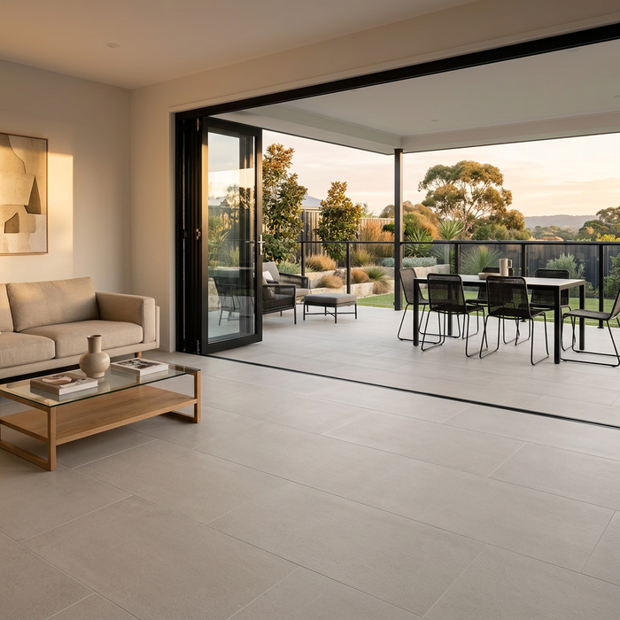 Arkshade Dove 450x900mm Matte Finish Floor Tile (1.215m2 box) - AI generated product/lifestyle image 5