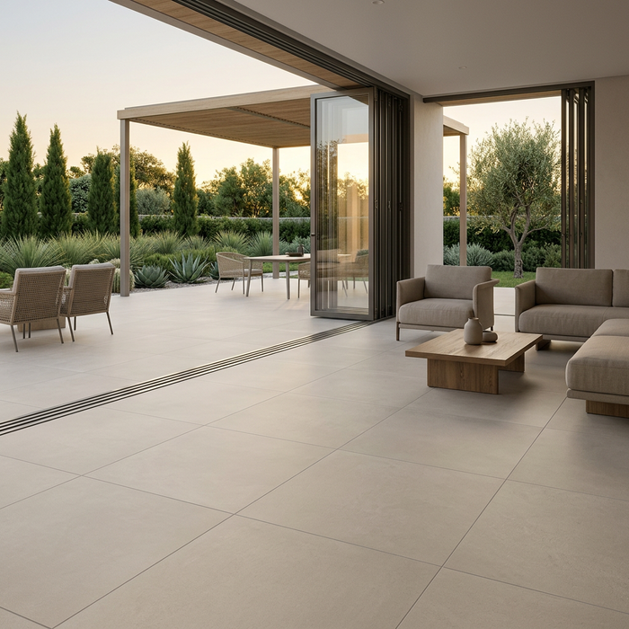 Arkshade Dove 600x600mm Matte Finish Floor Tile (1.08m2 box) - AI generated product/lifestyle image 5