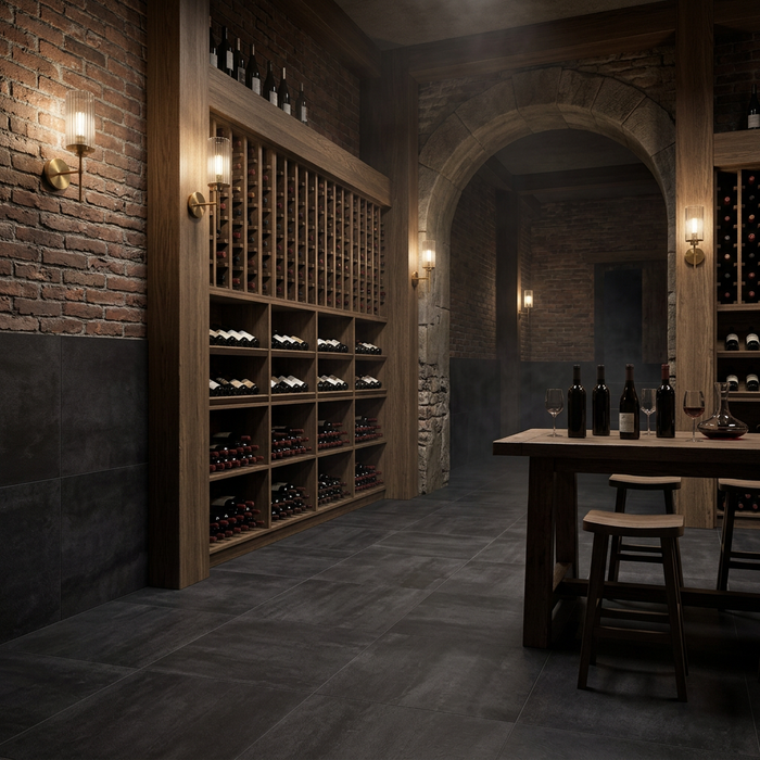 Boost Tarmac 300x600mm Matte Finish Floor Tile (1.26m2 box) - AI generated product/lifestyle image 5