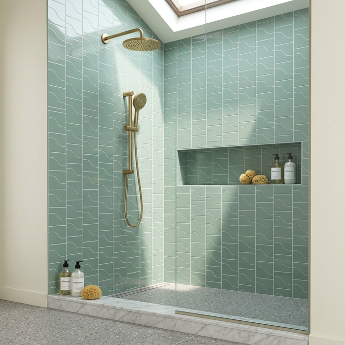 Curve Aquarium Gloss 83x120mm Mosaic Wall Tile (.48m2 box) - image 5