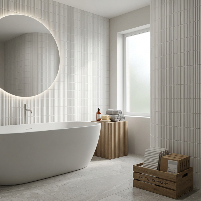 Dust Ice Subway 50x200 Line Textured Wall Tile (0.44m2 box) - image 5