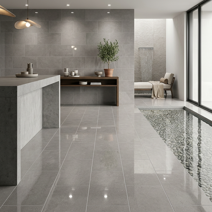 Dwell Gray 300x600mm Polished Finish Floor Tile (1.26m2 box) - image 5