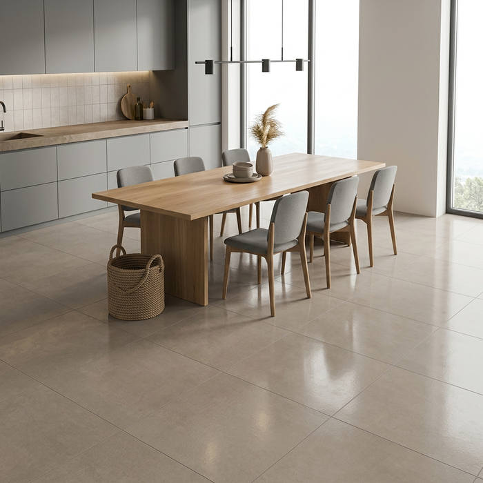 Dwell Greige 600x600mm Polished Finish Floor Tile (1.08m2 box) - image 5