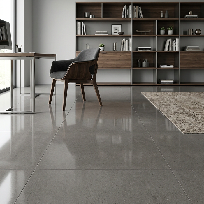 Dwell Smoke 600x600mm Polished Finish Floor Tile (1.08m2 box) - image 5