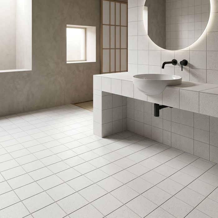 Le Terre Bianco 100x100mm Matt Floor/Wall Tile (0.5m2 per box) - image 5