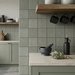 Le Terre Salvia Decoro 100x100mm Matt Floor/Wall Tile (0.5m2 per box) - image 5