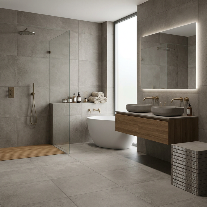 Loft Taupe 600x600mm Matte Floor/Wall Tile (1.08m2 per box) - image 5