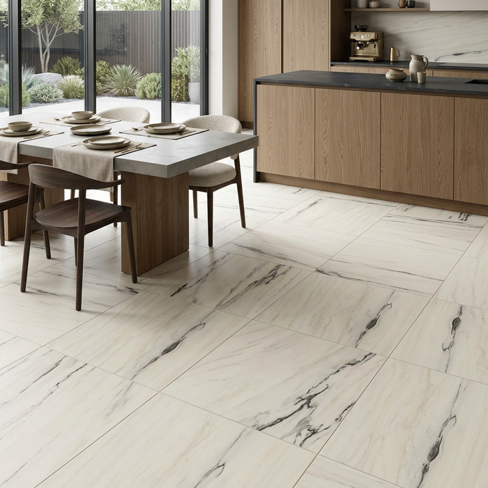 Marvel Dream Bianco Fantastico 600x600mm Matte Finish Floor Tile (1.08m2 box) - image 5