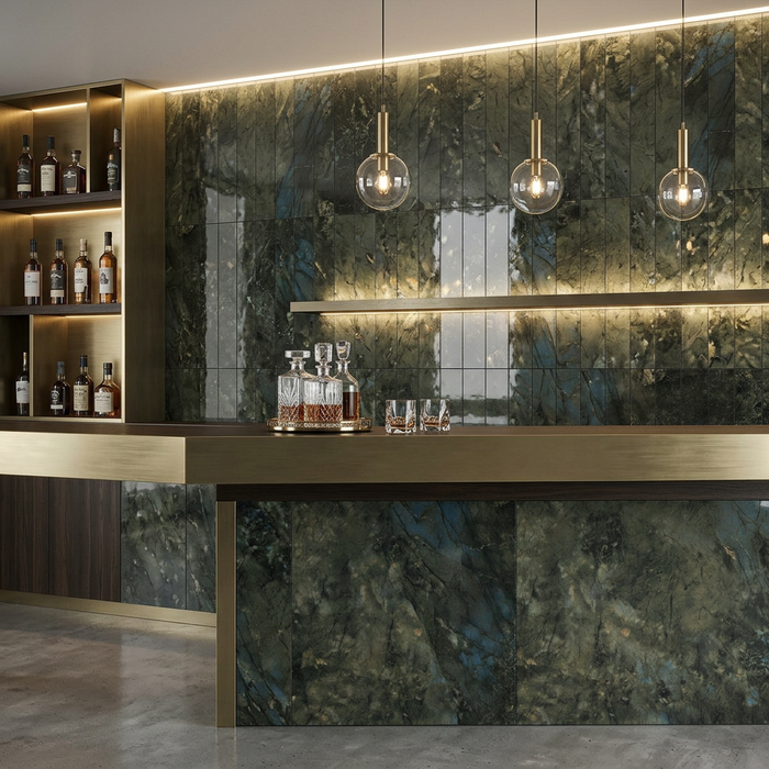 Marvel Dream Brazil Green 500x1200mm Gloss Finish Wall Tile (1.8m2 box) - image 5