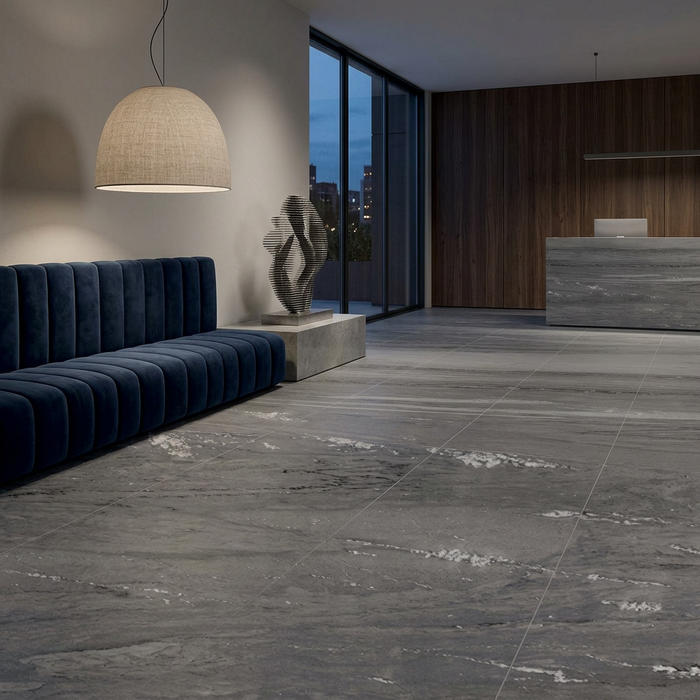 Marvel Dream Morning Sky 600x600mm Matte Finish Floor Tile (1.08m2 box) - AI generated product/lifestyle image 5
