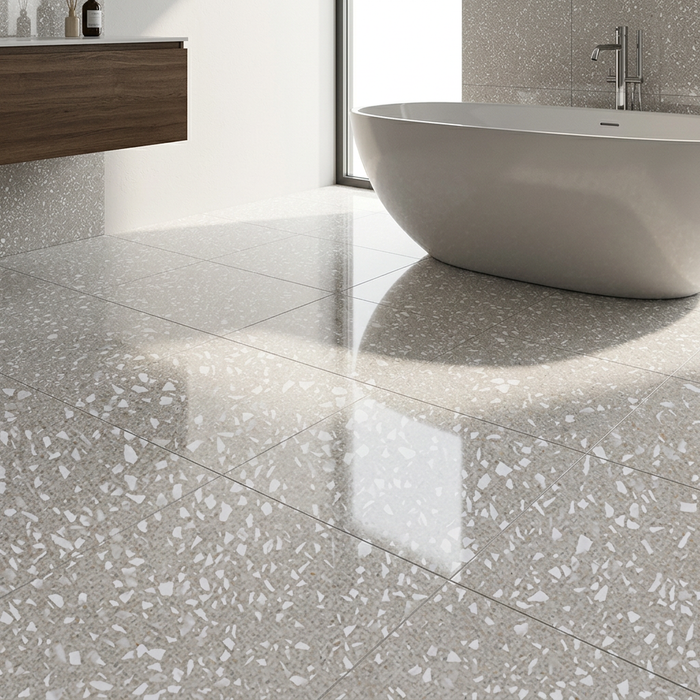 Marvel Gems Terrazzo Pearl 600x600mm Polished Finish Floor Tile (1.08m2 box) - image 5