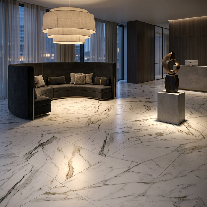 Marvel Pro Statuario Select 300x600mm Matte Finish Floor Tile (1.26m2 box) - image 5