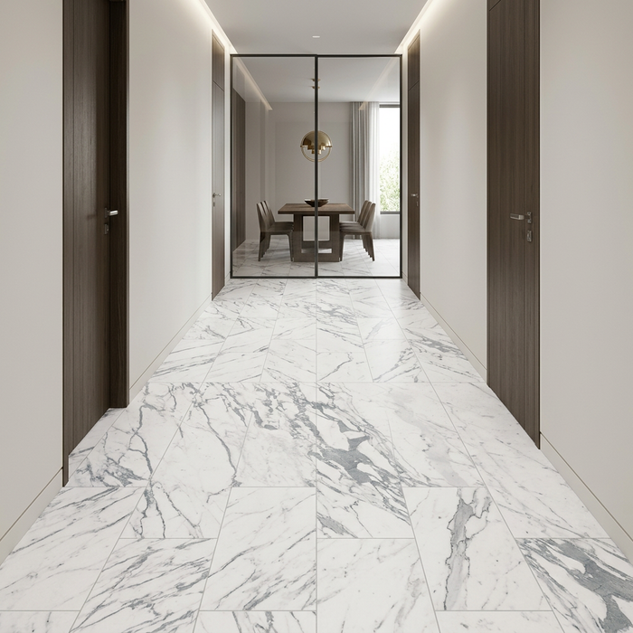 Marvel Pro Statuario Select 450x900mm Matte Finish Floor Tile (1.215m2 box) - image 5