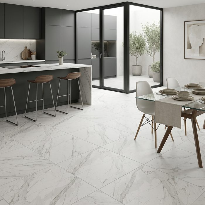 Marvel Pro Statuario Select 600x600mm Matte Finish Floor Tile (1.08m2 box) - image 5