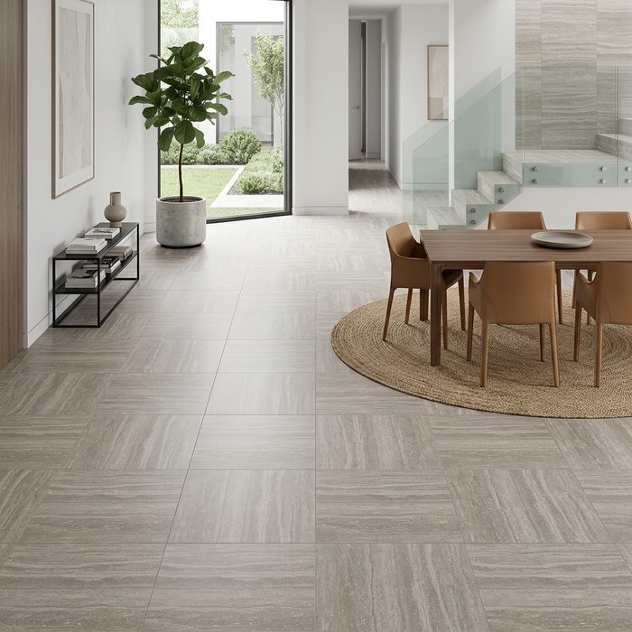 Marvel Pro Travertino Silver 600x600mm Satin Finish Floor Tile (1.08m2 box) - image 5
