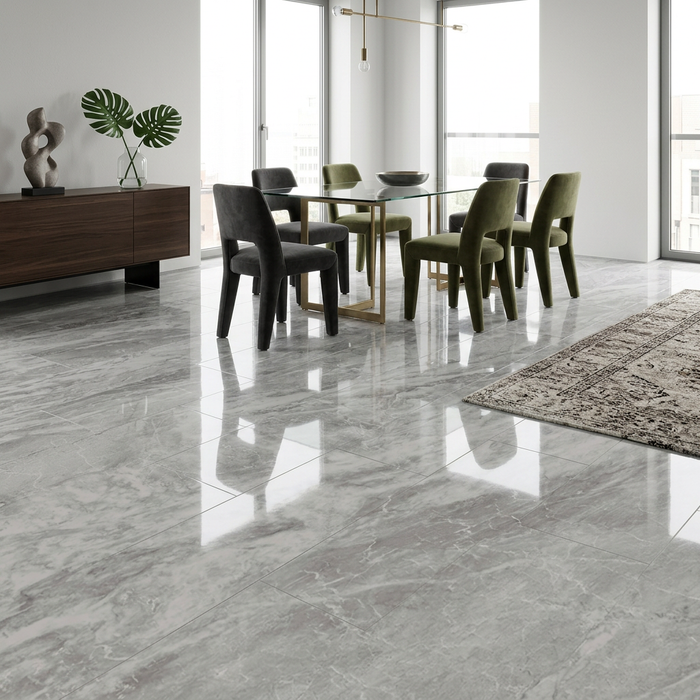 Marvel Stone Bardiglio Grey 450x900mm Polished Finish Floor Tile (1.215m2 box) - image 5