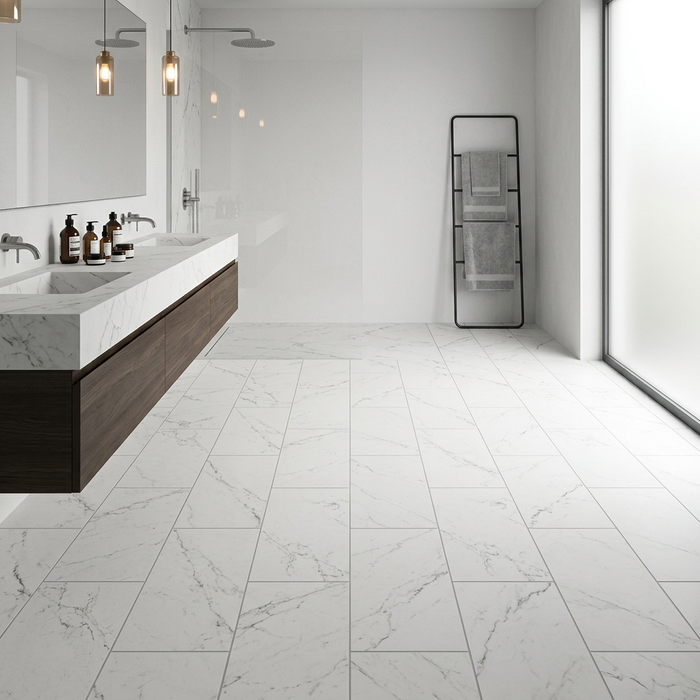 Marvel Stone Carrara Pure 300x600mm Matte Finish Floor Tile (1.26m2 box) - image 5