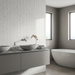 Marvel Stone Carrara Pure Herringbone 305x300mm Wall Tile (0.54m2 box) - image 5