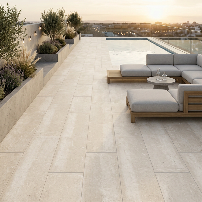 Mecca White 450x900mm External Floor Tile (0.8m2 box) - image 5