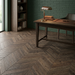 Nash Light Brown Chevron 325x450mm Floor Tile (1.16m2 box) - image 5
