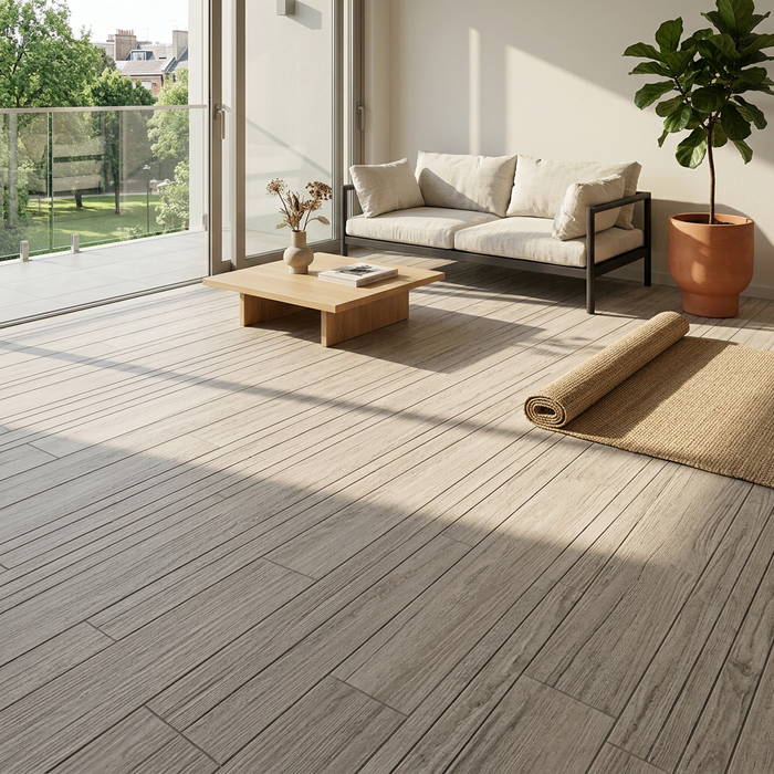 Nash White Wood Tatami 185x744mm Floor Tile (0.55m2 box) - image 5