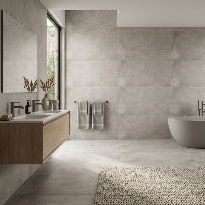 Parker Grey 600x1200mm Matte Floor/Wall Tile (1.44m2 per box) - image 5