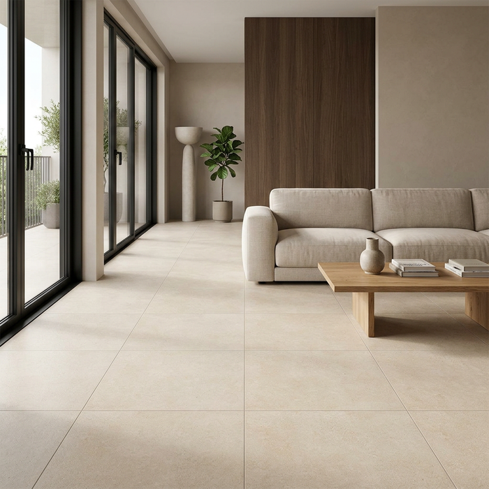Realm White 600x600mm Matte Floor/Wall Tile (1.44m2 box) - image 5