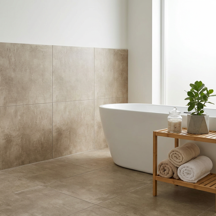 Screed Loft Taupe 600x600mm Matte Floor/Wall Tile (1.44m2 box) - image 5