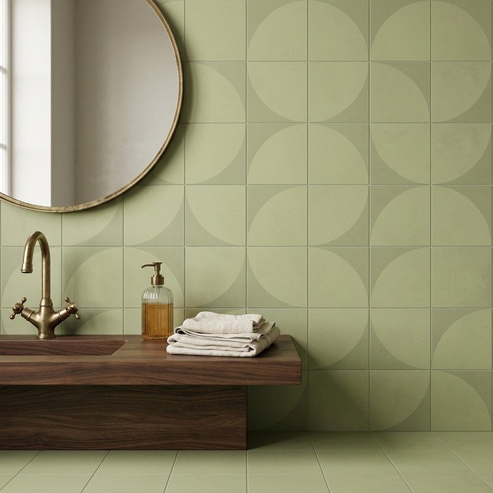 Story Matcha 150x150mm Matt Wall/Floor Tile (0.585m2 box) - image 5