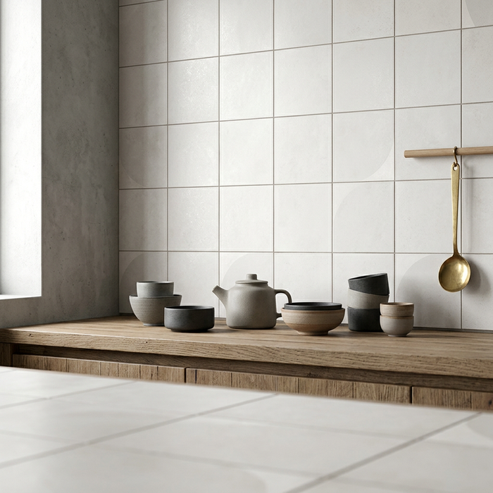 Story White 150x150mm Matt Wall/Floor Tile (0.585m2 box) - image 5