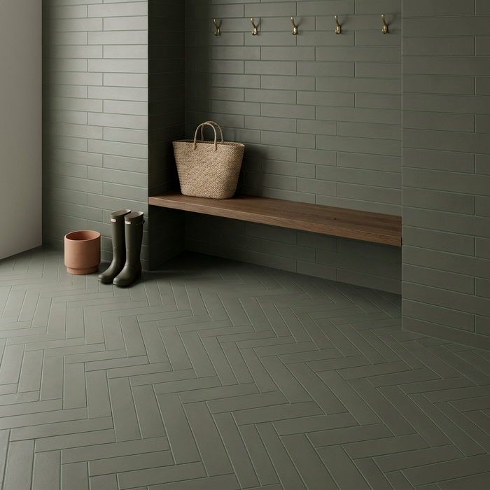 Stromboli Evergreen Matt Floor/Wall Tile 92x368mm (0.643m2 box) - image 5