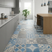 Venti Boost Blue Mix 200x200mm Matte Finish Floor Tile (1.2m2 box) - image 5