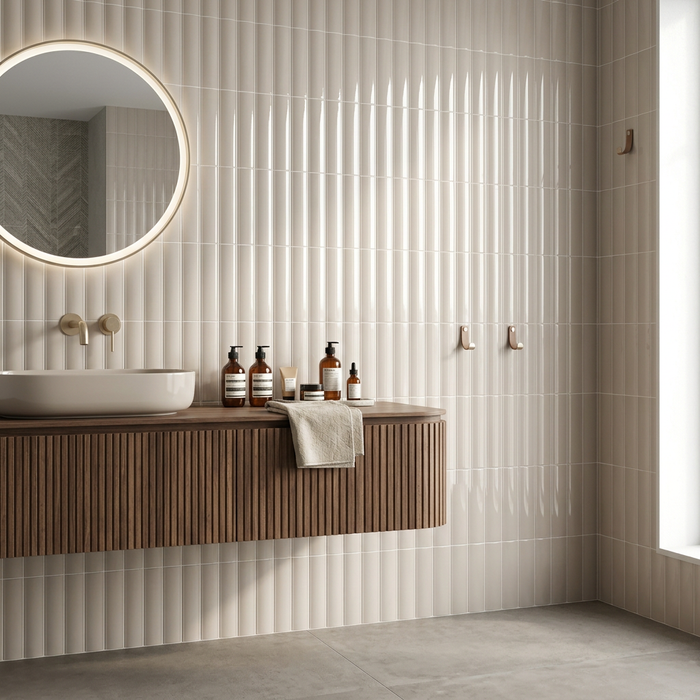 Vibe Out Light Mocha Gloss 65x200mm Wall Tile (0.50m2 box) - image 5