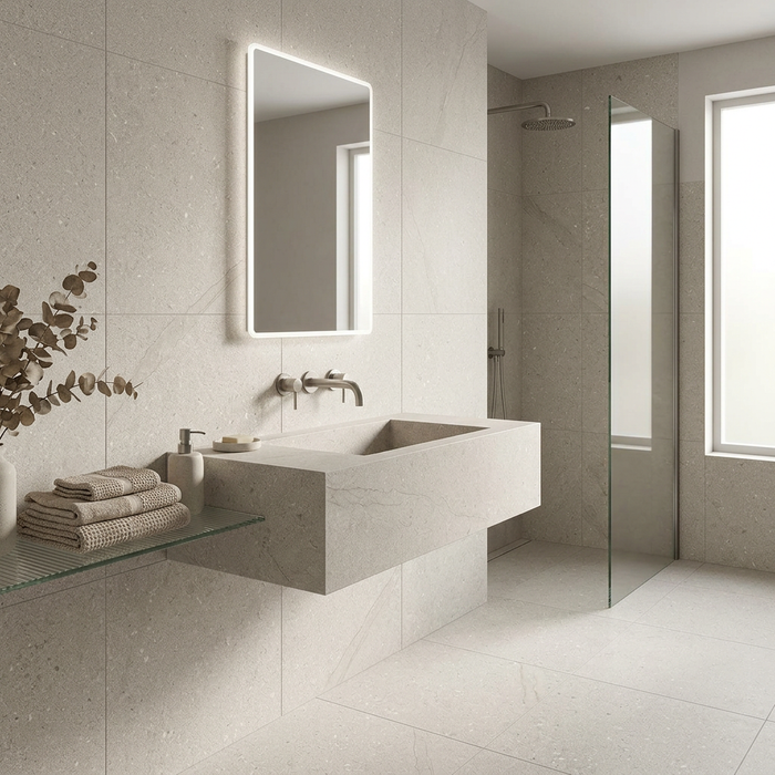 Victoria White 600x600mm Matte Floor/Wall Tile (1.08m2 per box) - image 5