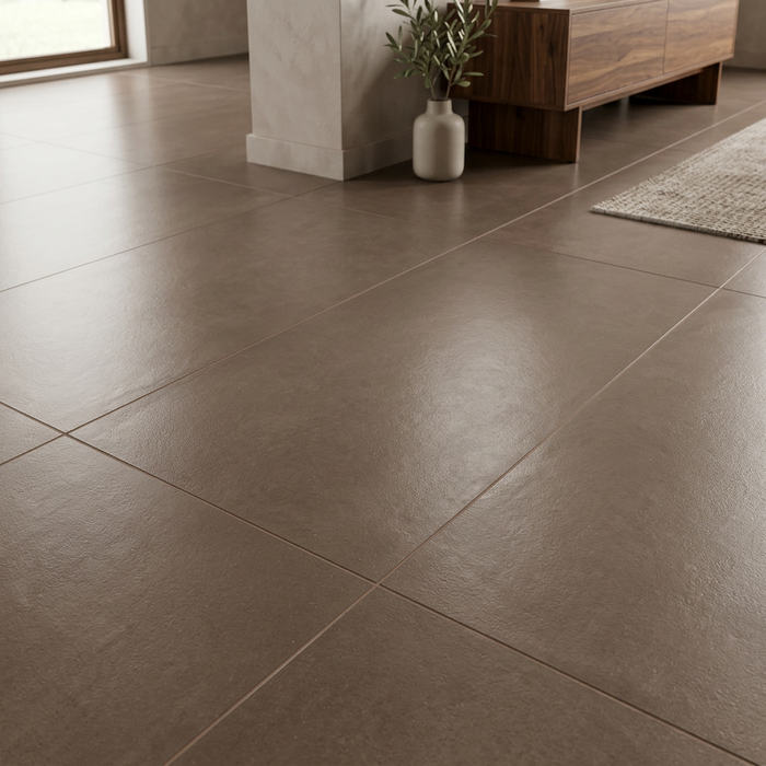Dwell Brown Leather 750x1500mm Polished Finish Floor Tile - image 6