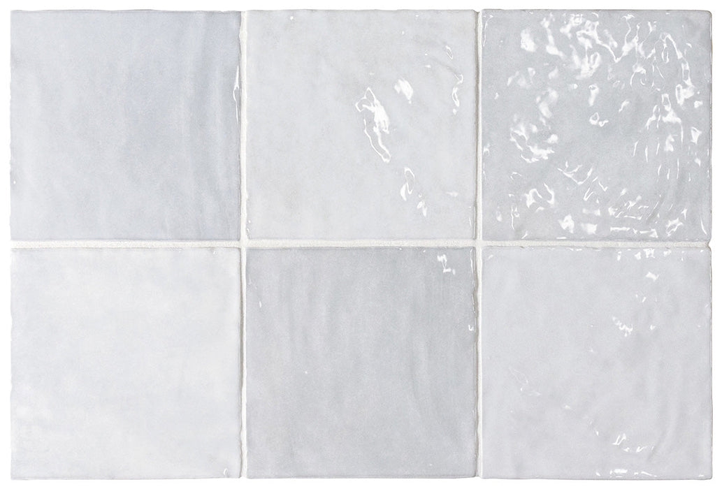La Riviera Lavanda Blue Gloss Wall Tile 132x132mm (1.00m2 box)