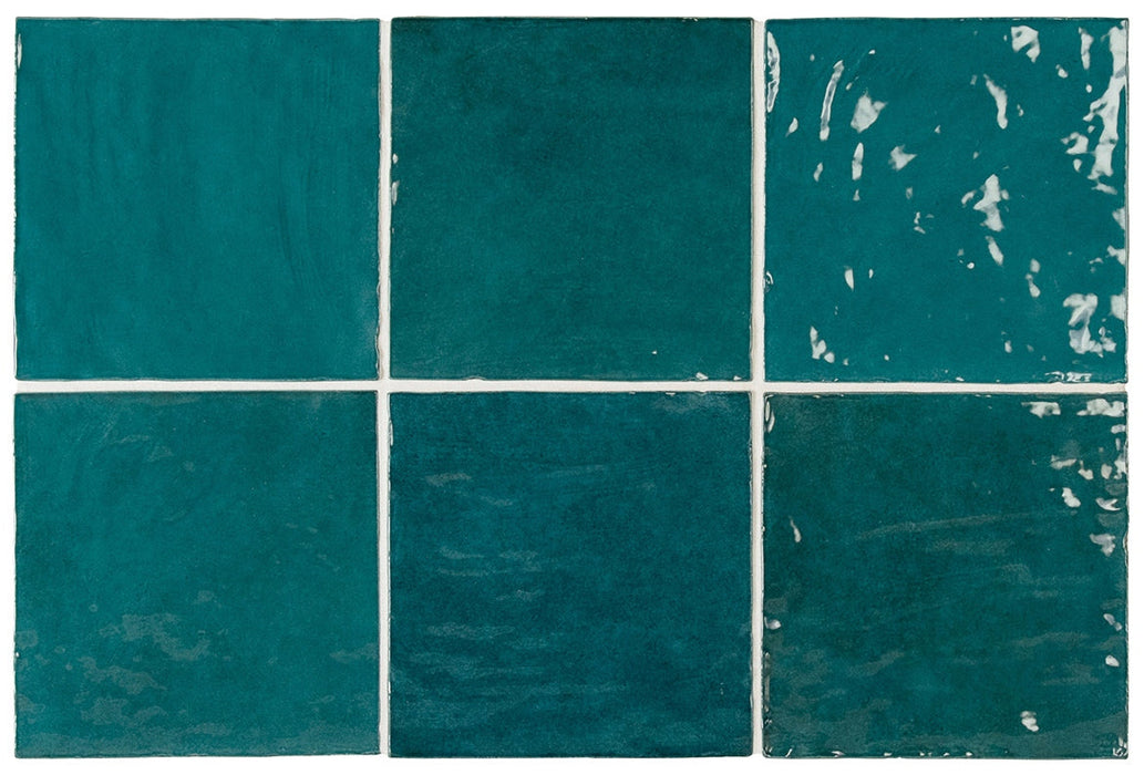 La Riviera Quetzal Gloss Wall Tile 132x132mm (1.00m2 box)