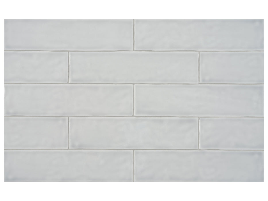Teramoda Silver 75x300mm Glossy Wall Tile (0.99m2 box)