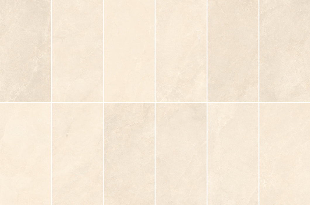 Noble Stone Beige 600x1200mm 3D Satin Wall Tile (1.44m2 per box)