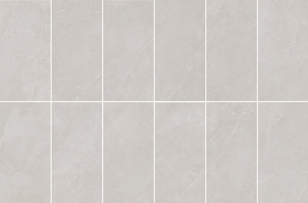 Noble Stone Grey 600x1200mm 3D Satin Wall Tile (1.44m2 per box)